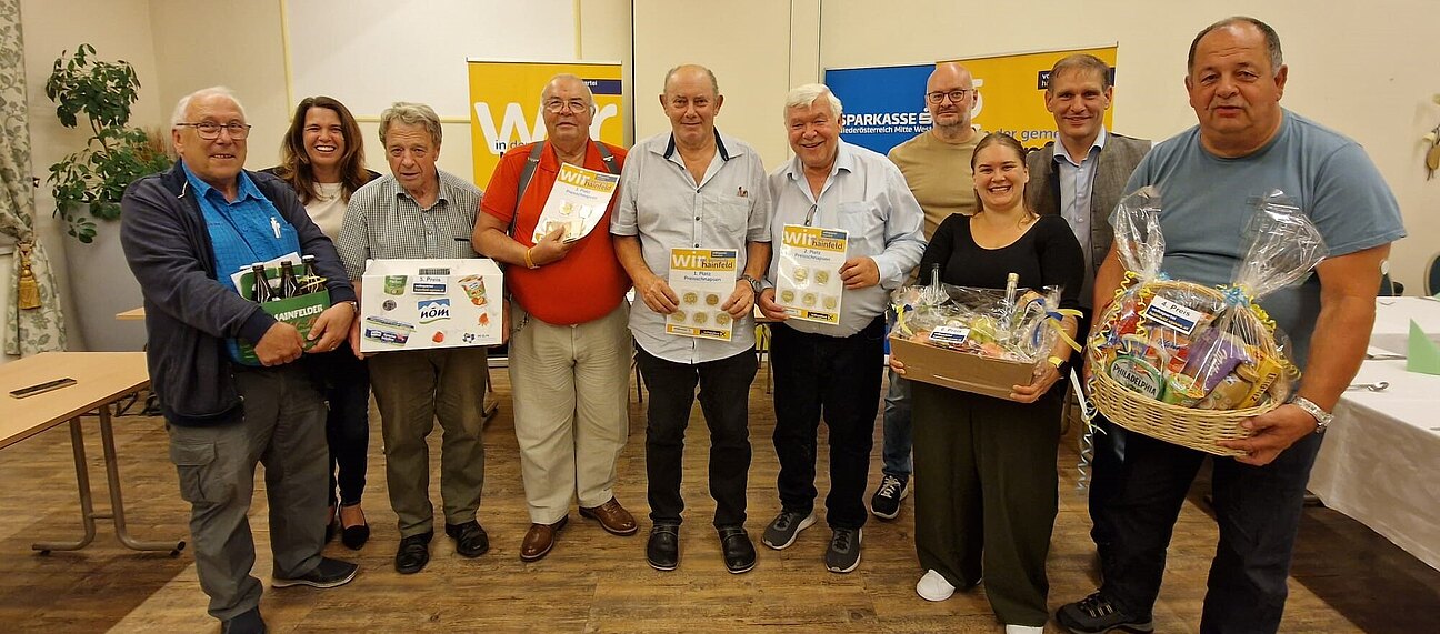 Erich Griessler, Bundesrätin Sandra Böhmwalder, Josef Rath, Franz Steigberger, Wolfgang Kraus, Franz Brunnthaler, Schreiberling Karl Eckel, Sophie Reischer, Stadtrat Christian Köberl und Manfred Zeissberger