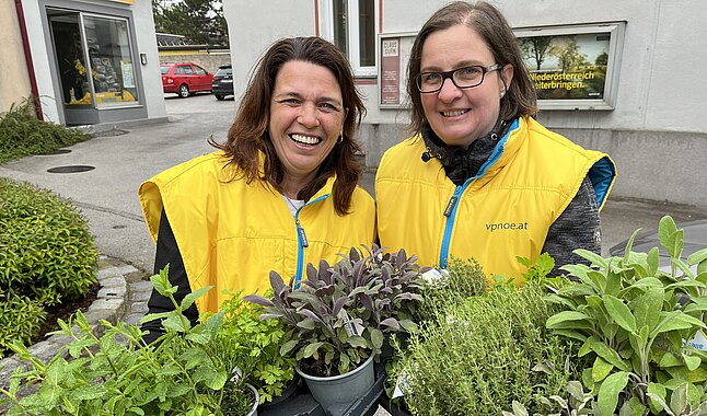 Sandra Böhmwalder und Genovefa Scheibenreiter