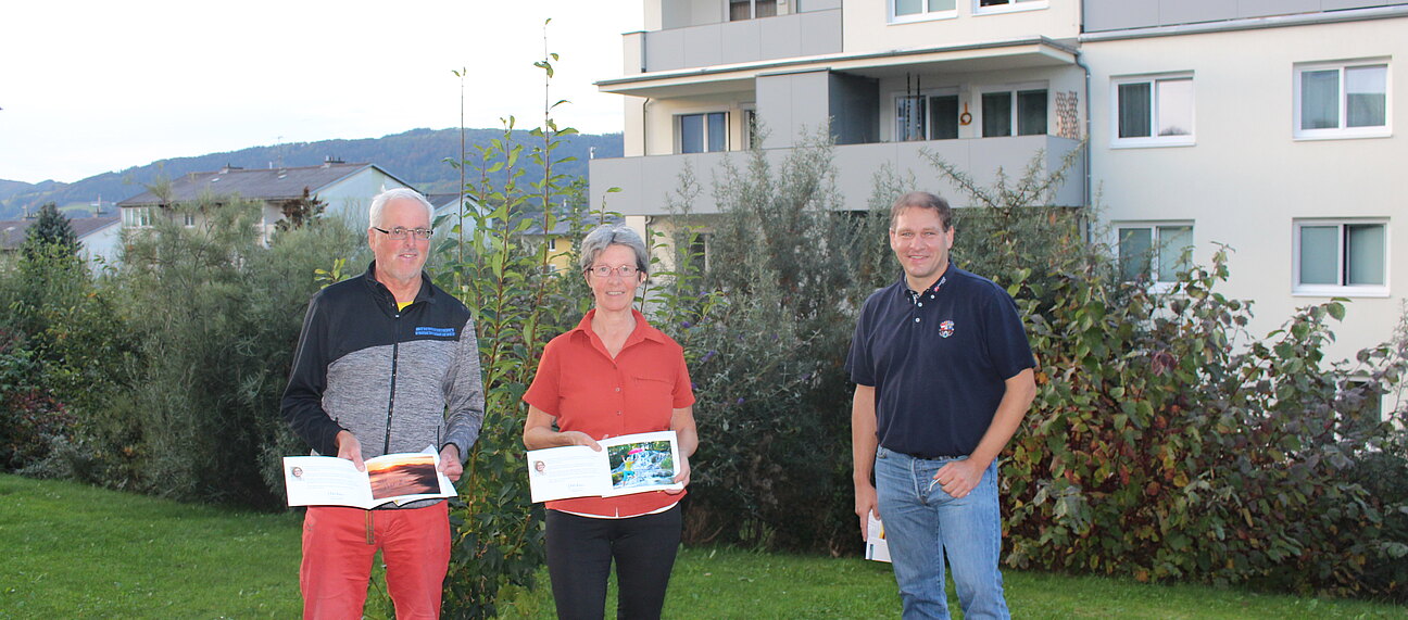 Dieter und Gaby Dorka mit Stadtrat Christian Köberl