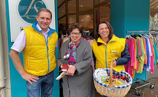 Stadtrat Christian Köberl, Edith Horvath und Gemeinderätin Sandra Böhmwalder