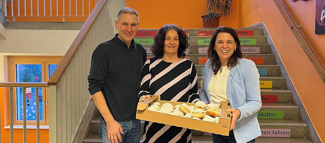 Christian Köberl, Margit Eckel und Sandra Böhmwalder