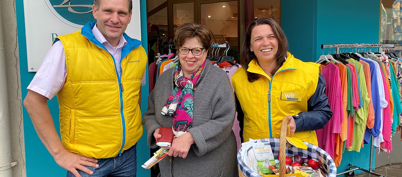 Stadtrat Christian Köberl, Edith Horvath und Gemeinderätin Sandra Böhmwalder